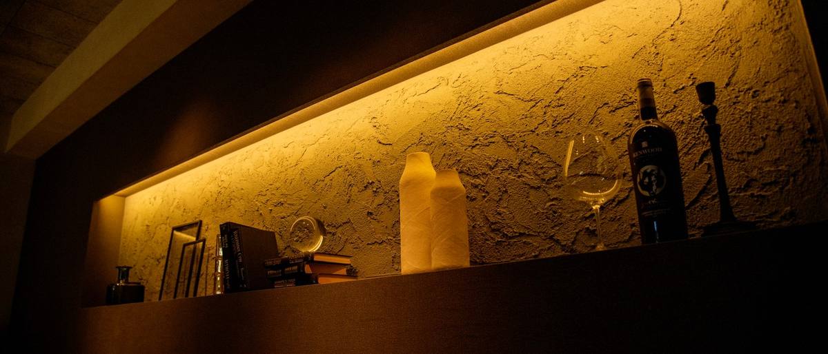 BAR21 のバックバーとグラス